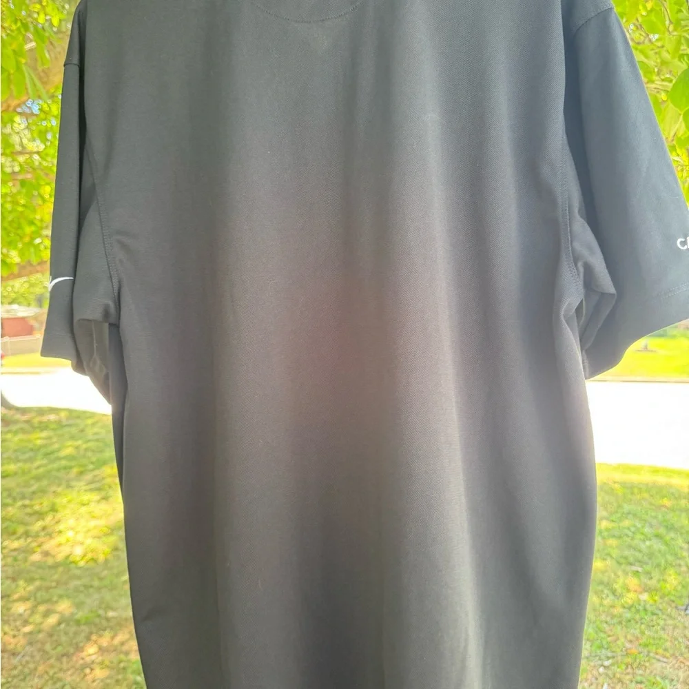 Nike Black Polo Shirt with‎ Yellow Logo